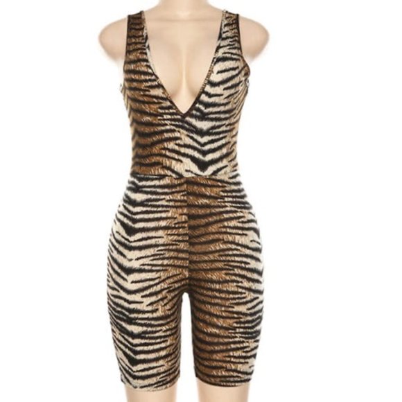 Tiger Queen Romper - Picture 1 of 4